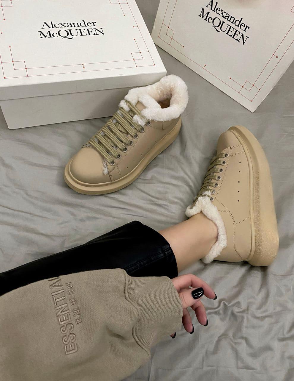 Alexander McQueen Beige FUR 1