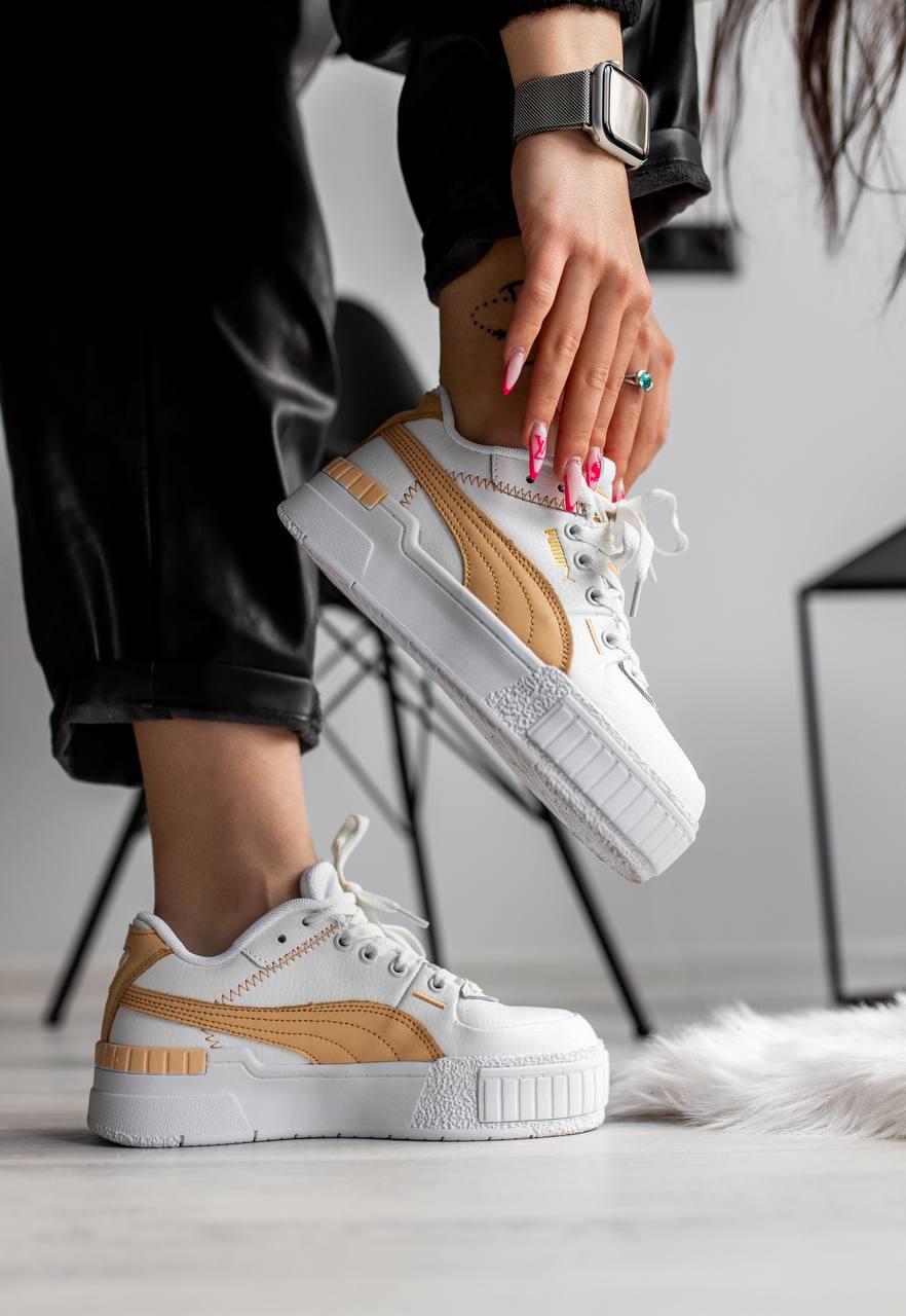 Puma Cali Sport MIX White Beige