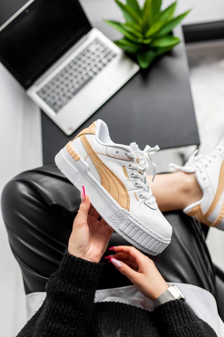 Puma Cali Sport MIX White Beige