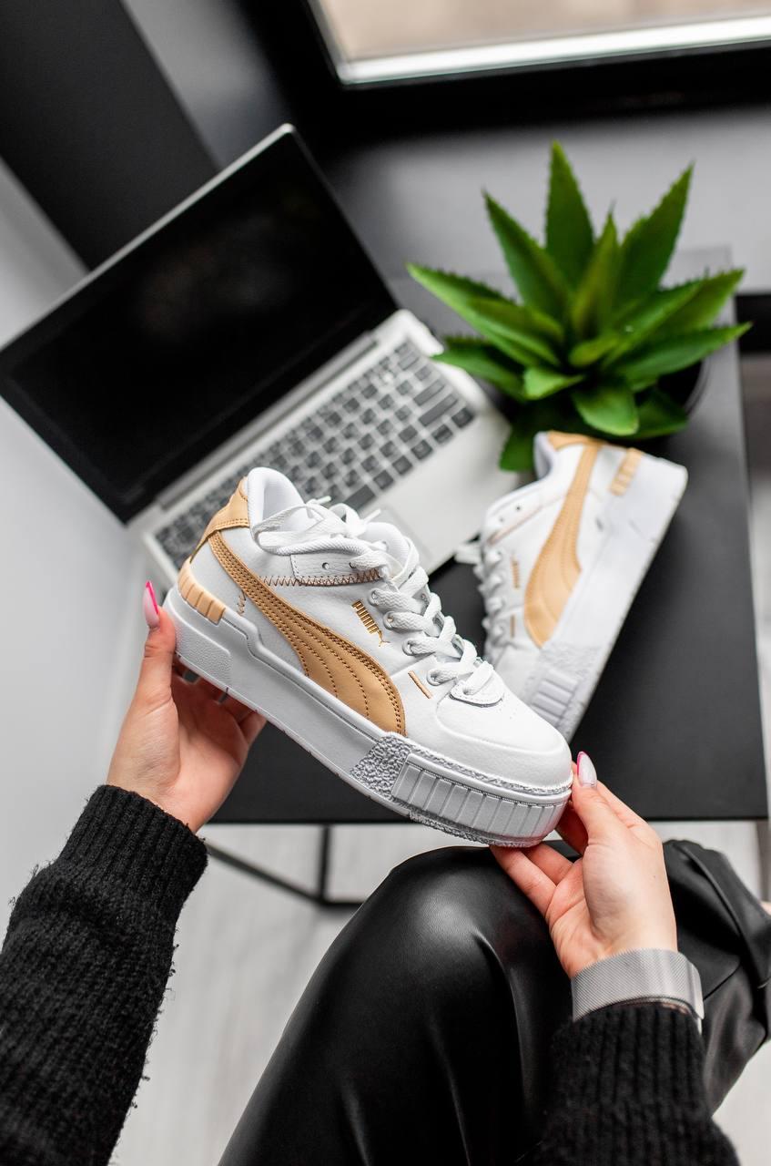 Puma Cali Sport MIX White Beige