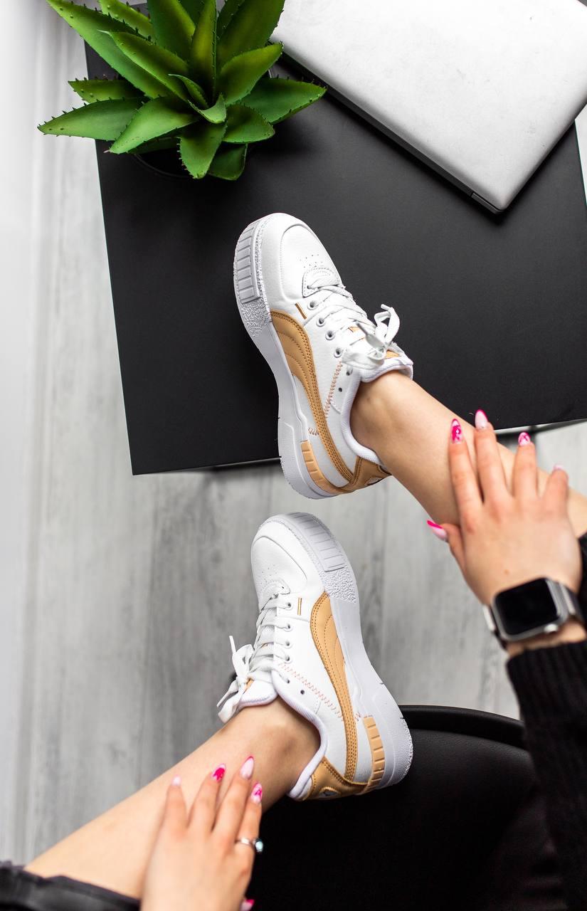 Puma Cali Sport MIX White Beige