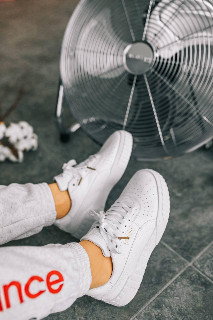 Puma Cali Basket Full White