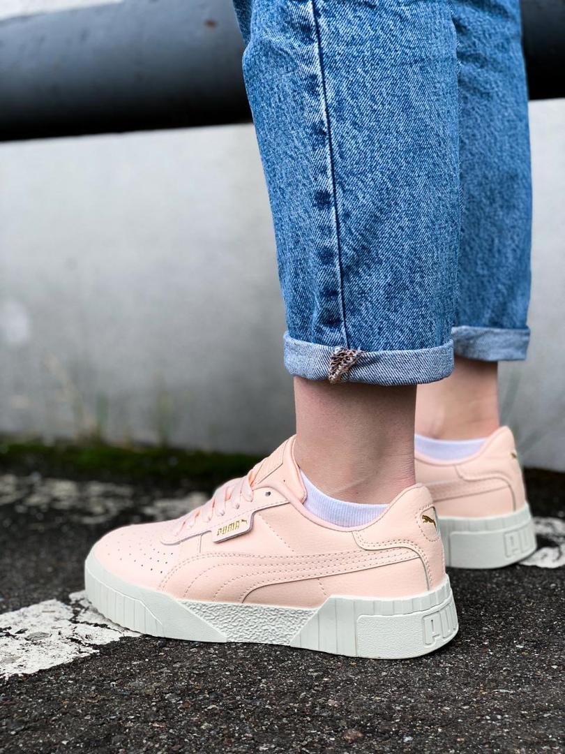 Puma Cali Basket Pink Grey