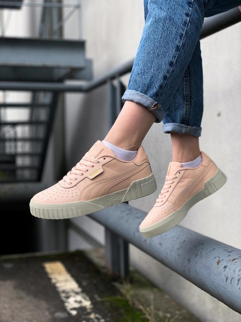 Puma Cali Basket Pink Grey