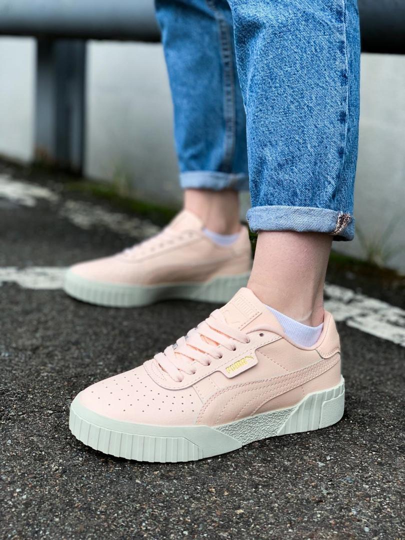Puma Cali Basket Pink Grey