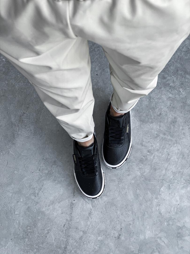 Puma Cali Basket Black White 3