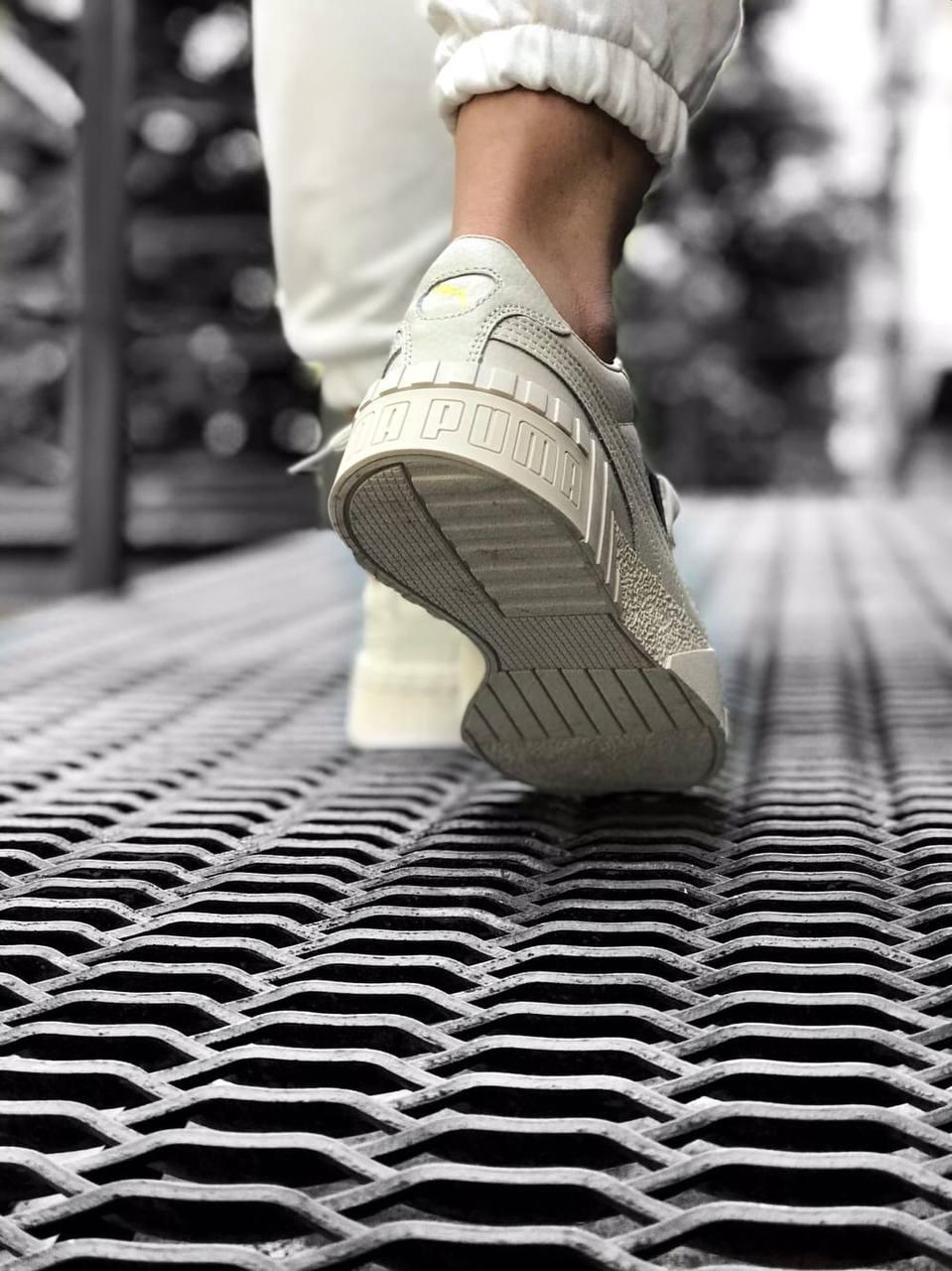 Puma Cali Basket Grey Cream