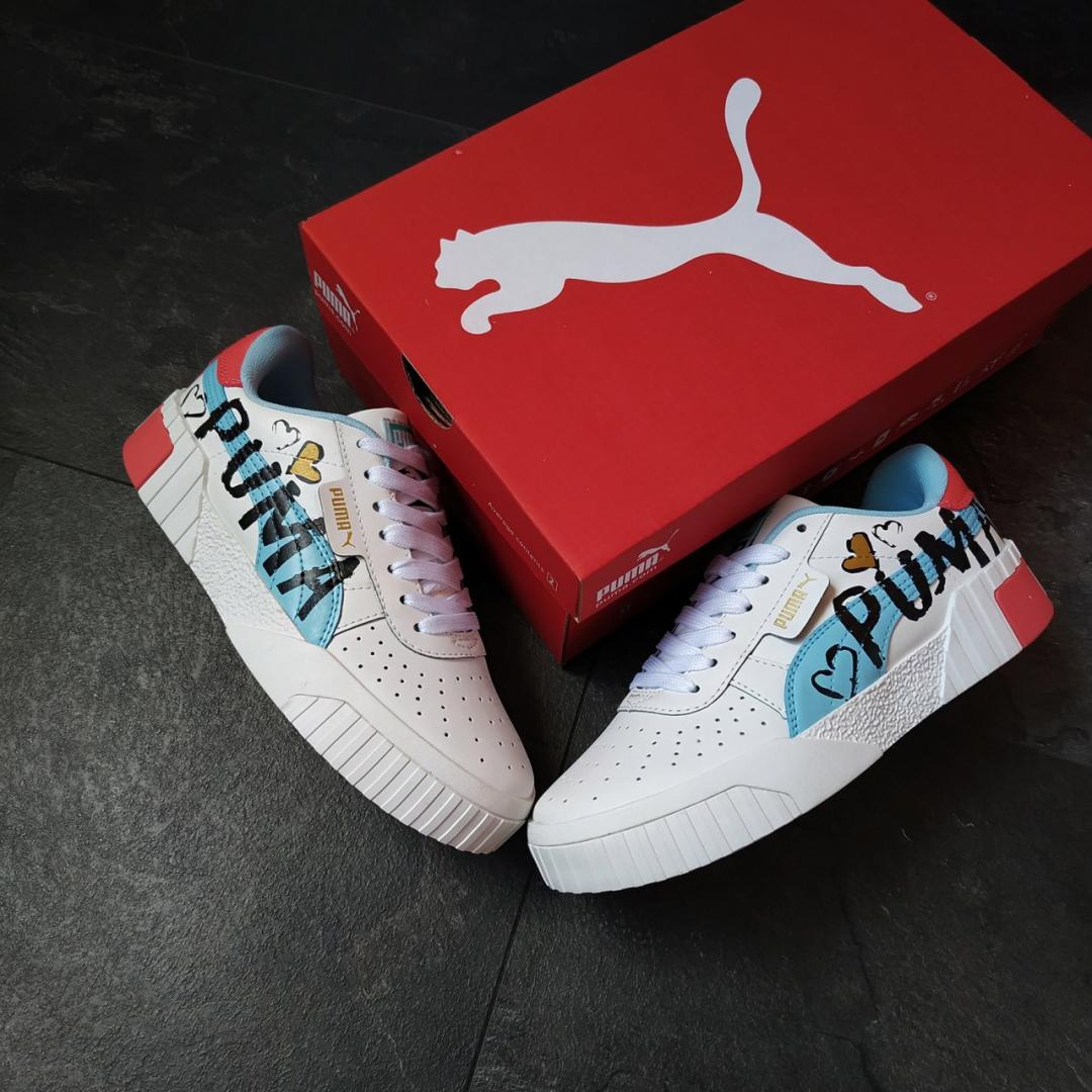Puma Cali White Graffiti Letter Board