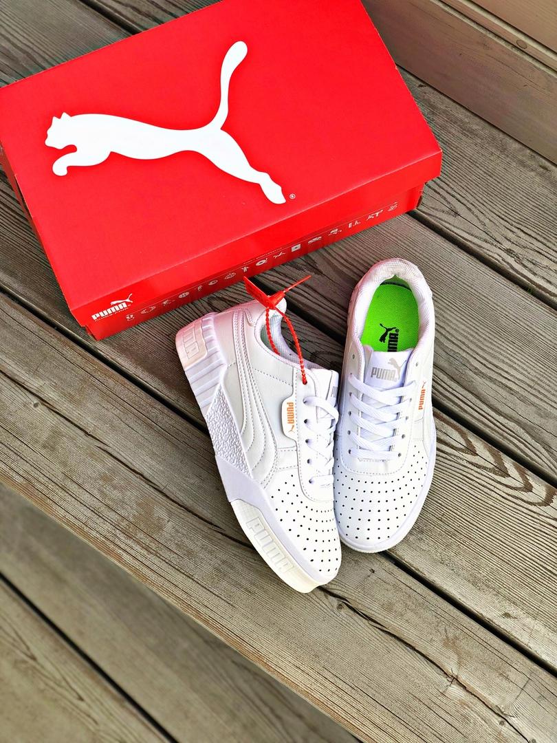 Puma Cali Basket Bold White