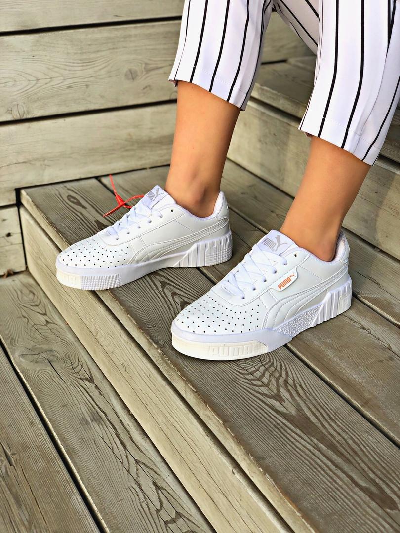 Puma Cali Basket Bold White