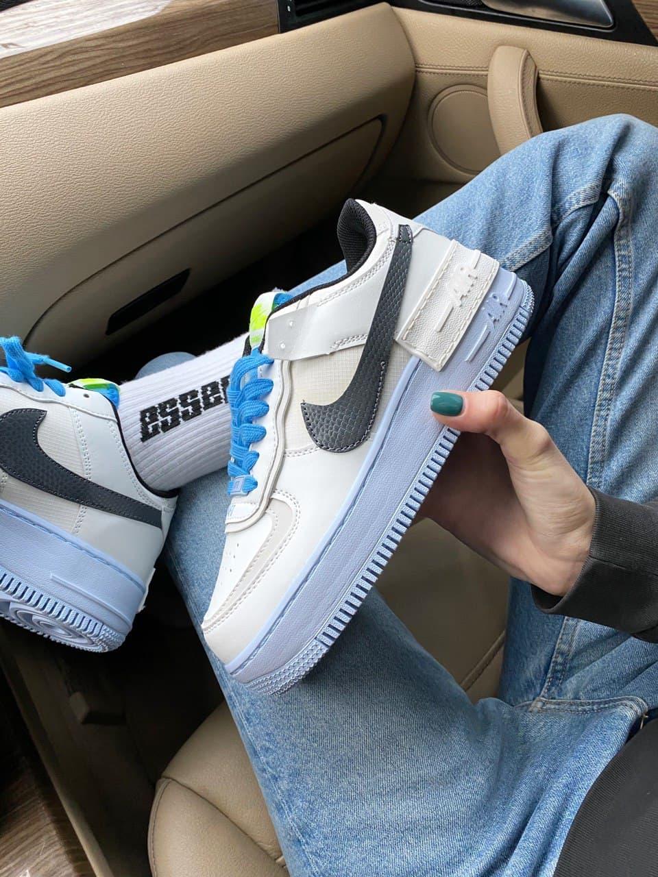 Nike Air Force 1 SHADOW Blue 1