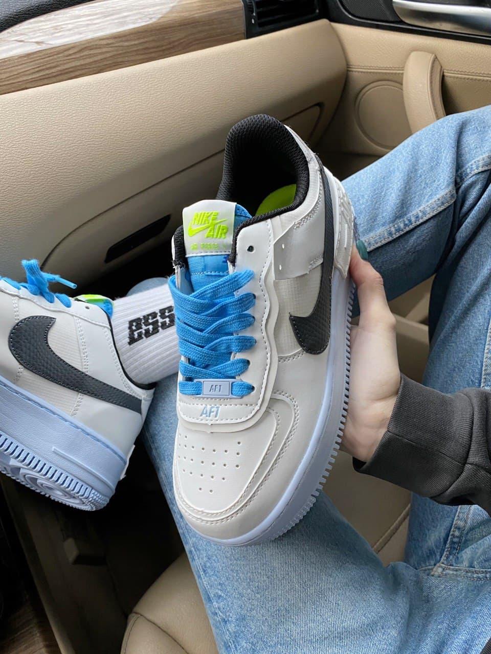 Nike Air Force 1 SHADOW Blue 1