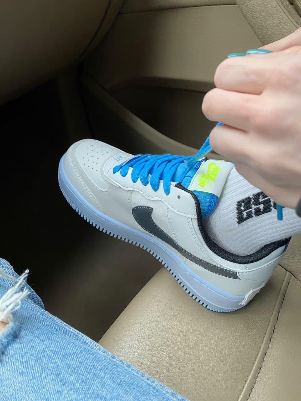 Nike Air Force 1 SHADOW Blue 1