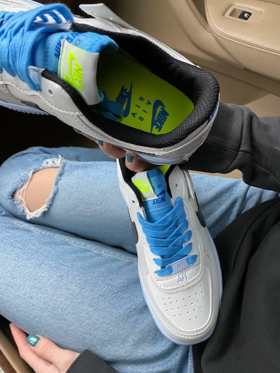 Nike Air Force 1 SHADOW Blue 1
