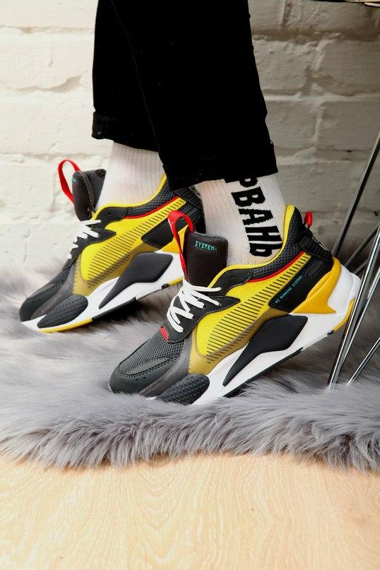 Puma RS-X Black Yellow White