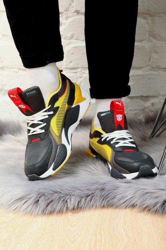 Puma RS-X Black Yellow White