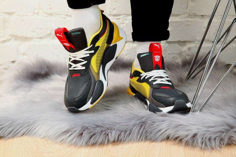 Puma RS-X Black Yellow White