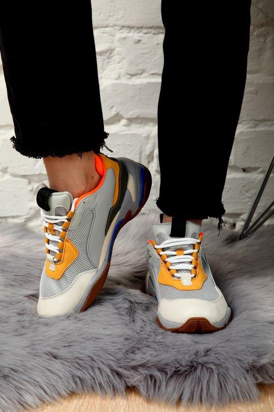 Puma Thunder Spectra Grey Yellow White