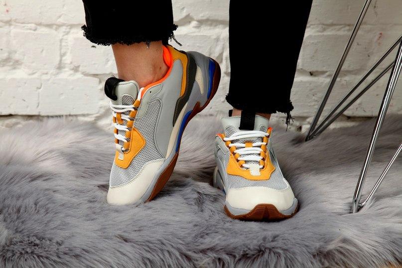 Puma Thunder Spectra Grey Yellow White