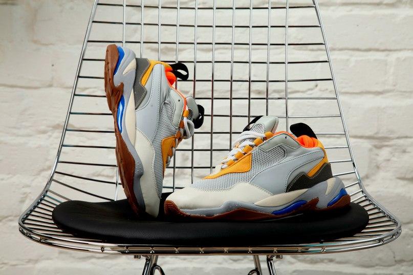 Puma Thunder Spectra Grey Yellow White