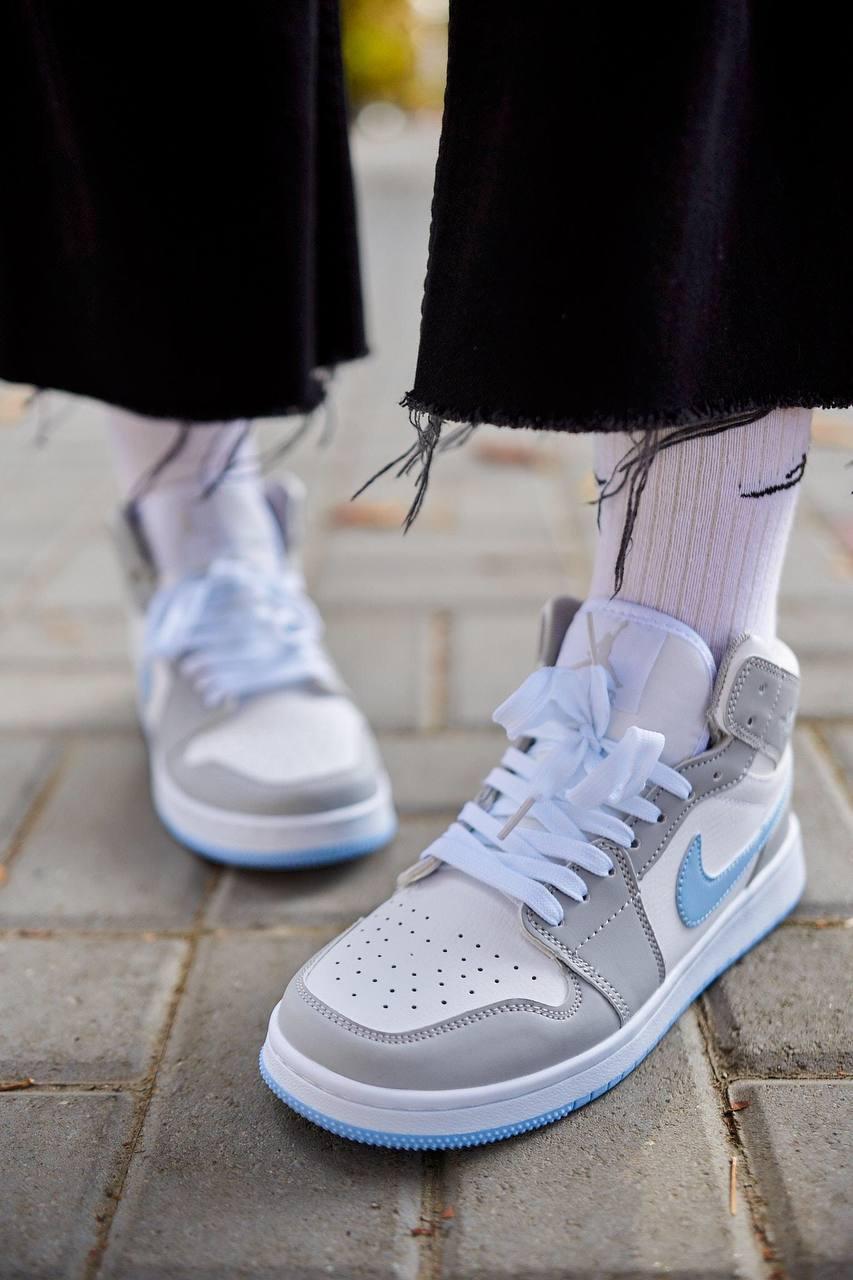 Nike Air Jordan 1 Retro High Grey Blue