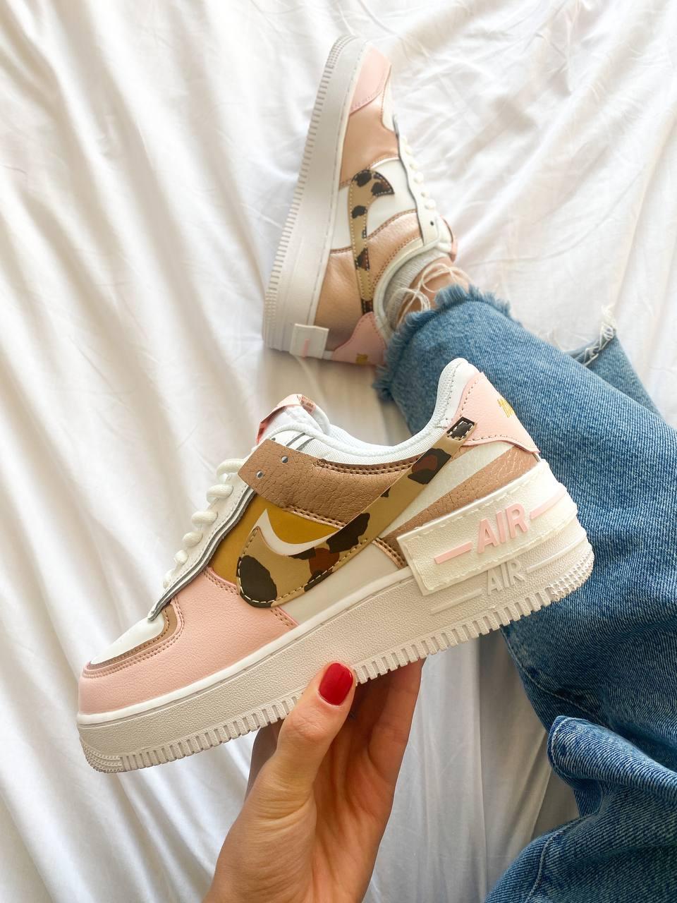 Nike Air Force 1 SHADOW Pink Military