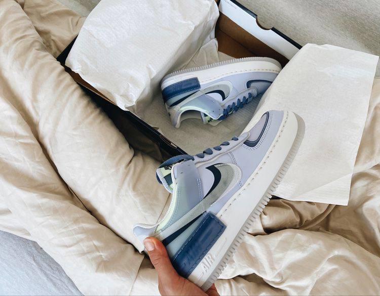 Nike Air Force 1 SHADOW Ghost Blue
