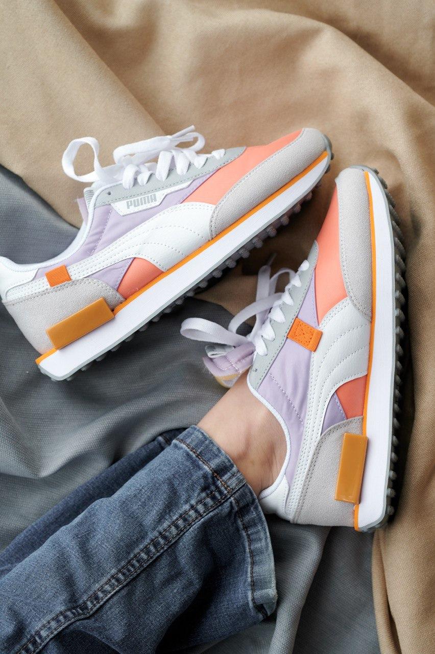Puma Rider White Orange