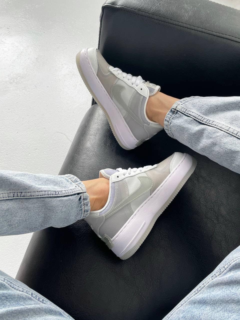 Nike Air Force 1 SHADOW White Grey