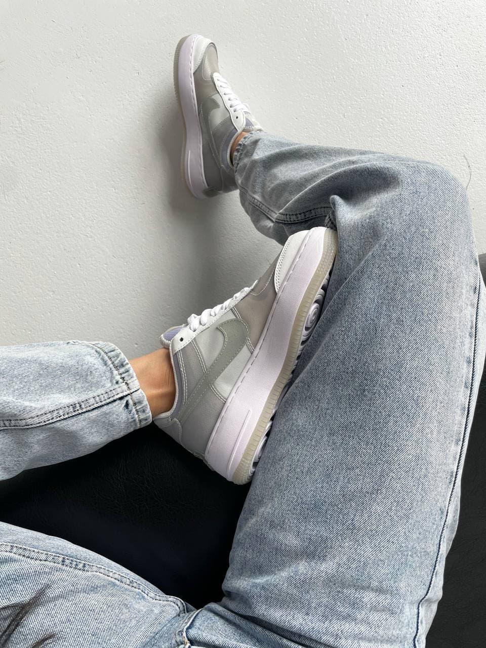 Nike Air Force 1 SHADOW White Grey
