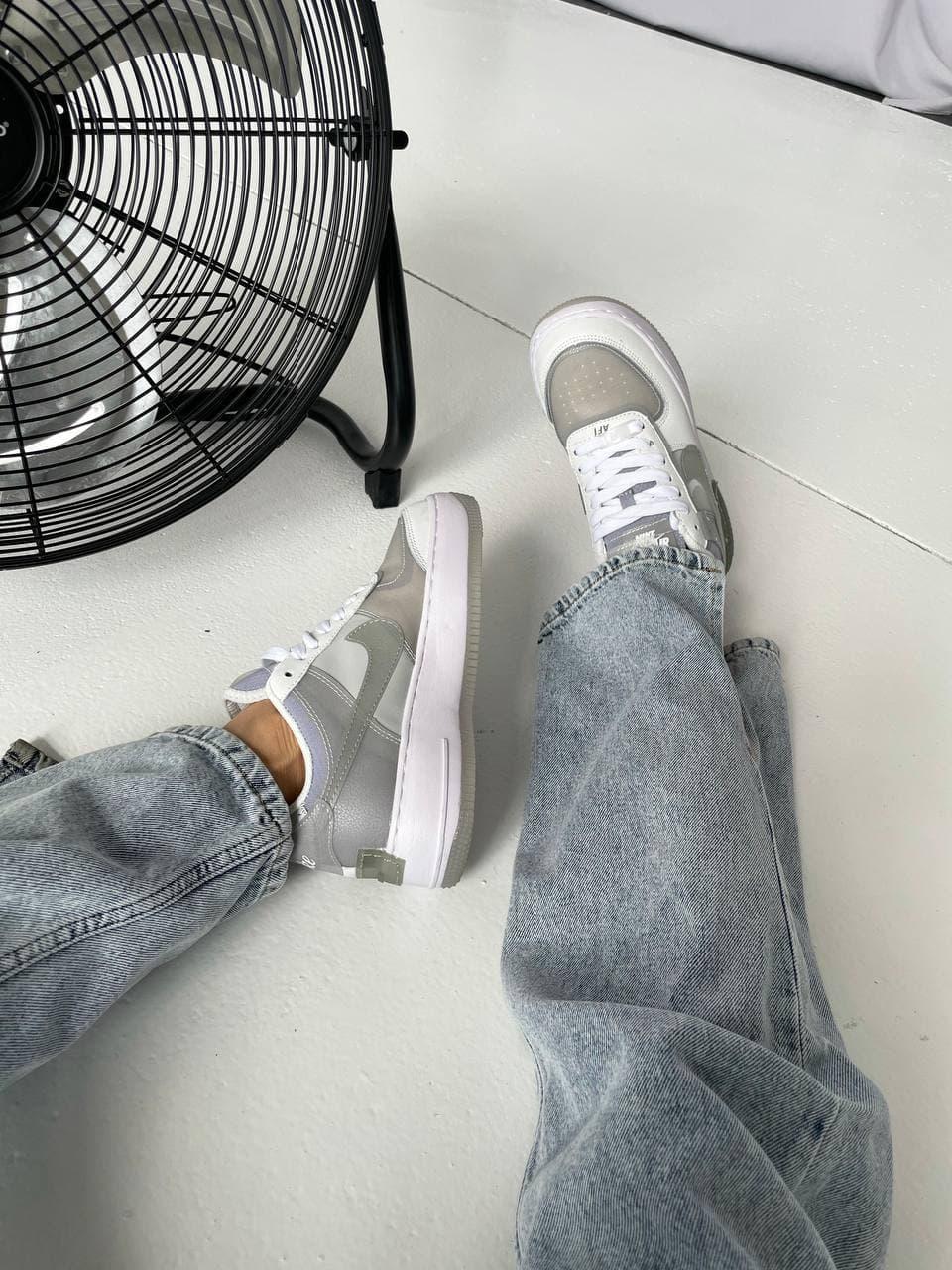 Nike Air Force 1 SHADOW White Grey