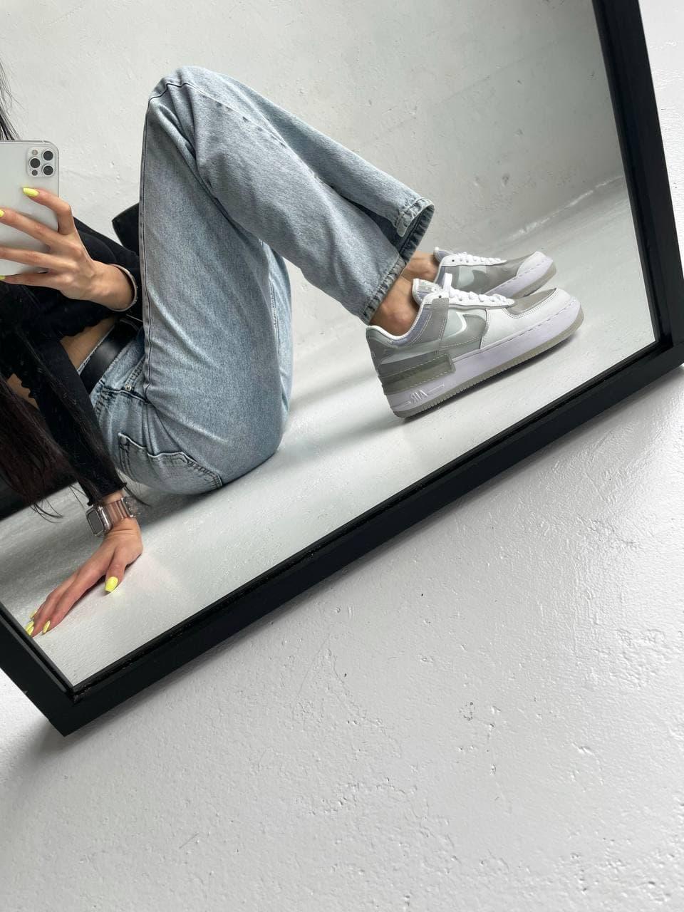 Nike Air Force 1 SHADOW White Grey