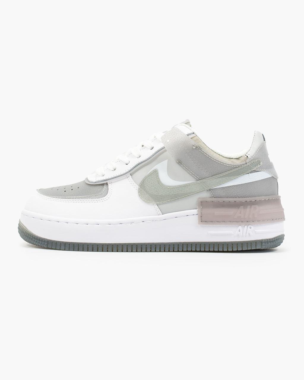 Nike Air Force 1 SHADOW White Grey