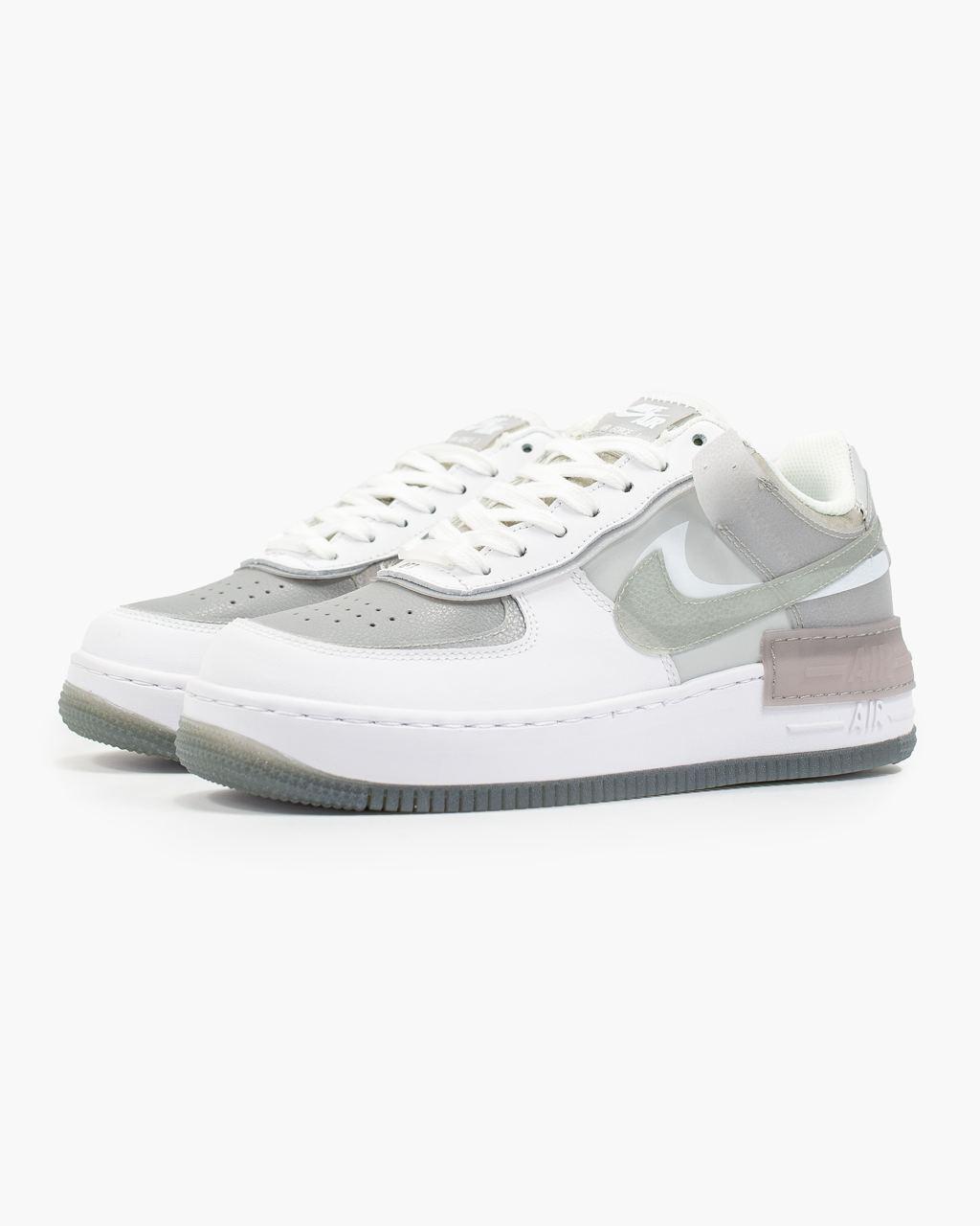 Nike Air Force 1 SHADOW White Grey