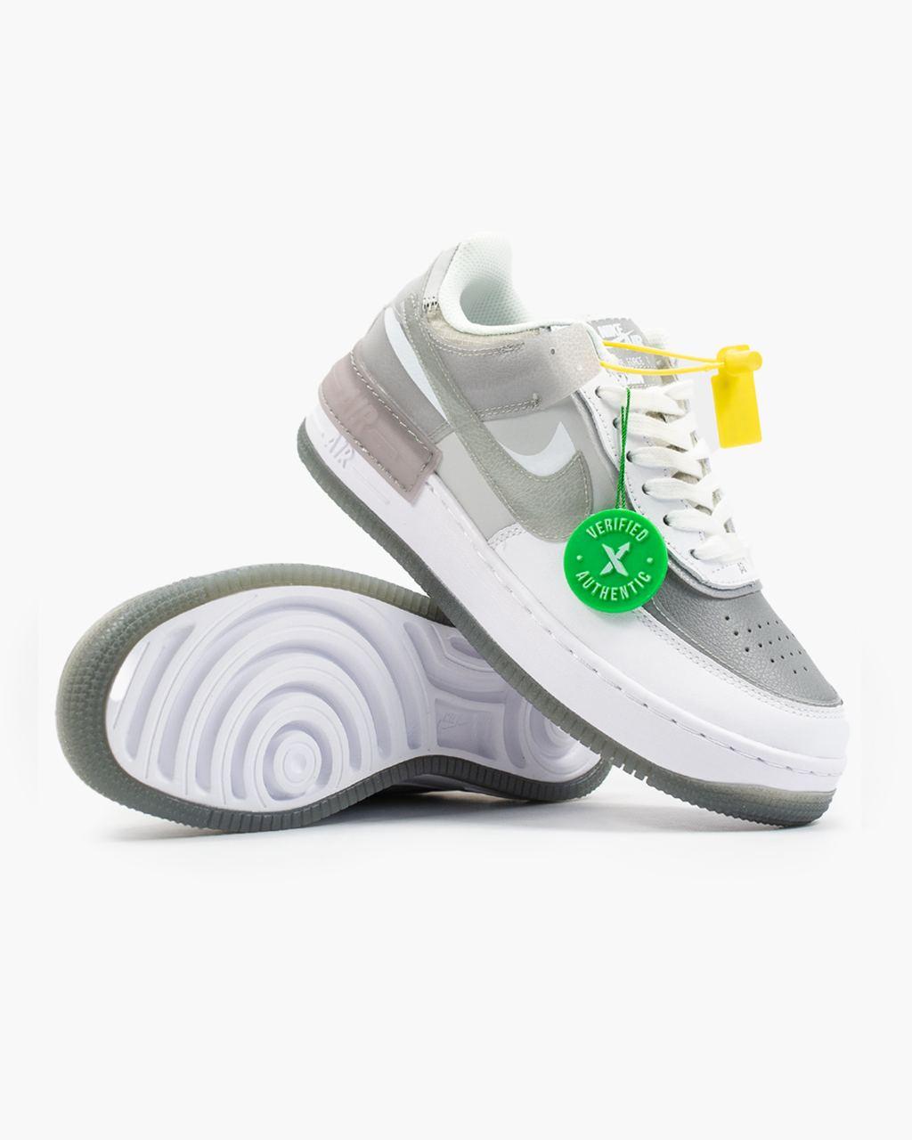 Nike Air Force 1 SHADOW White Grey