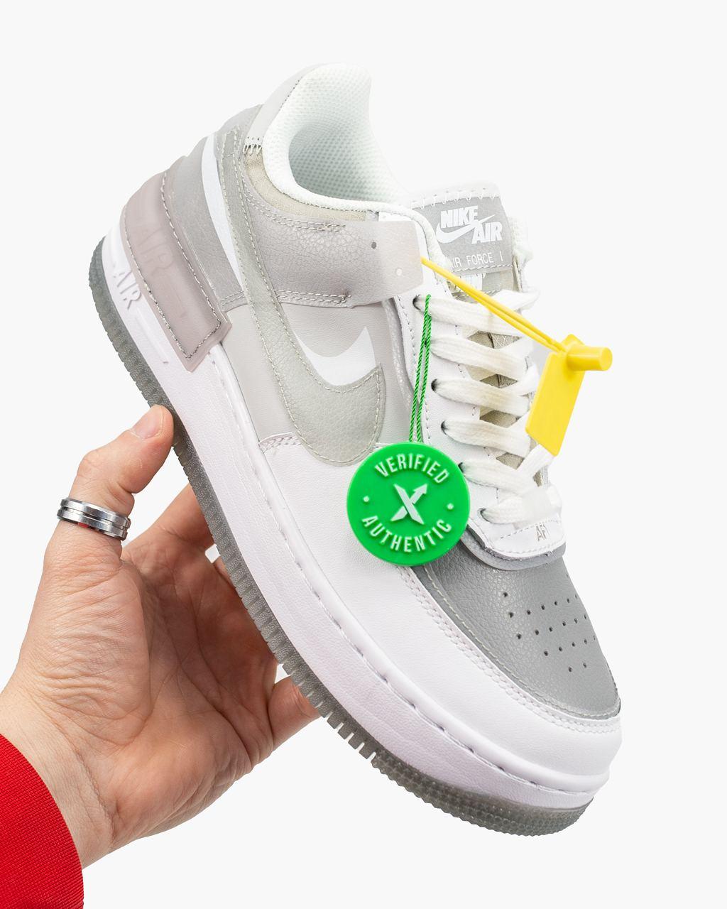 Nike Air Force 1 SHADOW White Grey