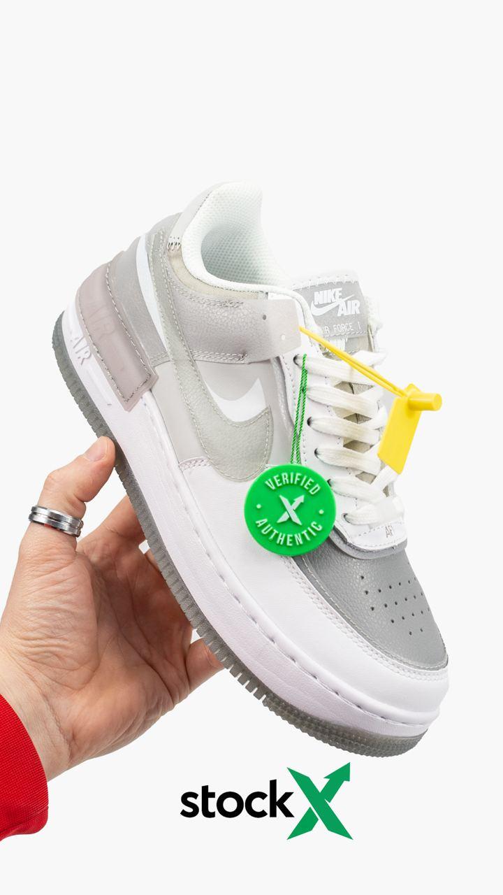 Nike Air Force 1 SHADOW White Grey