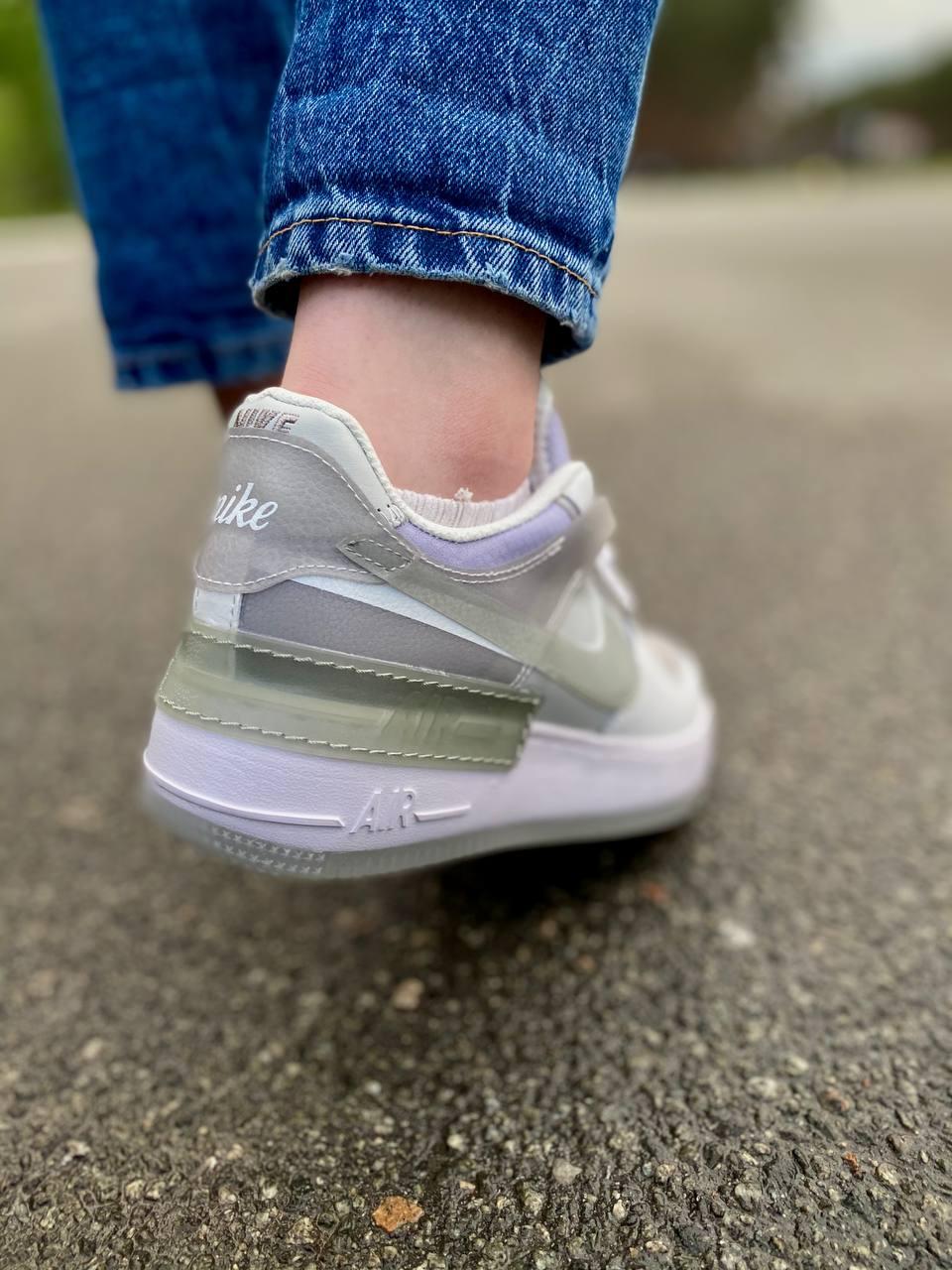 Nike Air Force 1 SHADOW White Grey