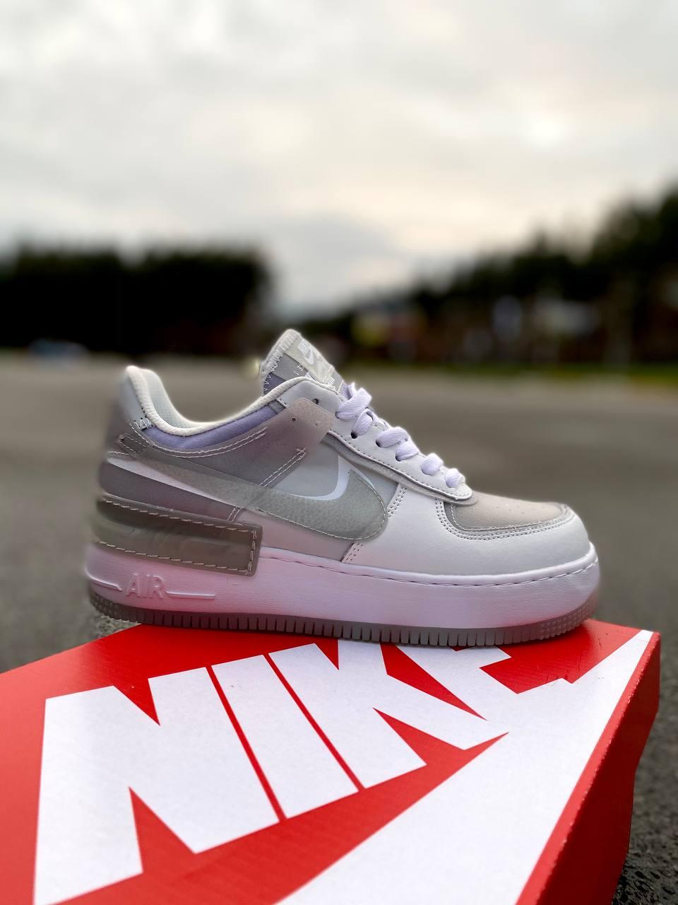 Nike Air Force 1 SHADOW White Grey
