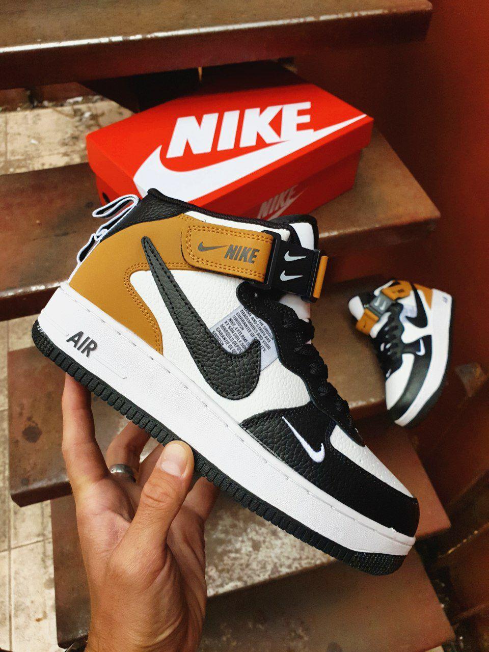 Nike Air force1 Mid lv8 utility Black Beige
