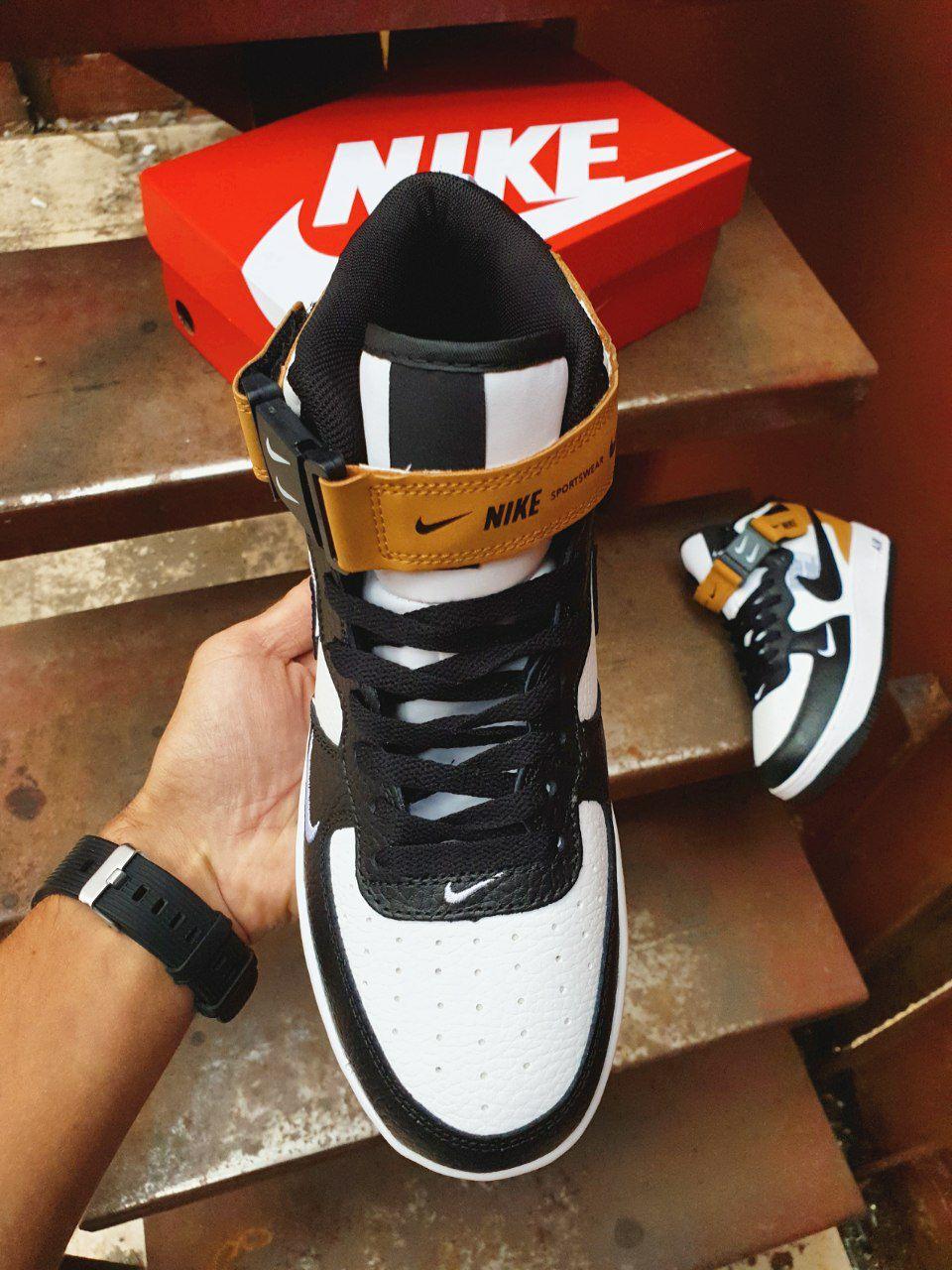 Nike Air force1 Mid lv8 utility Black Beige