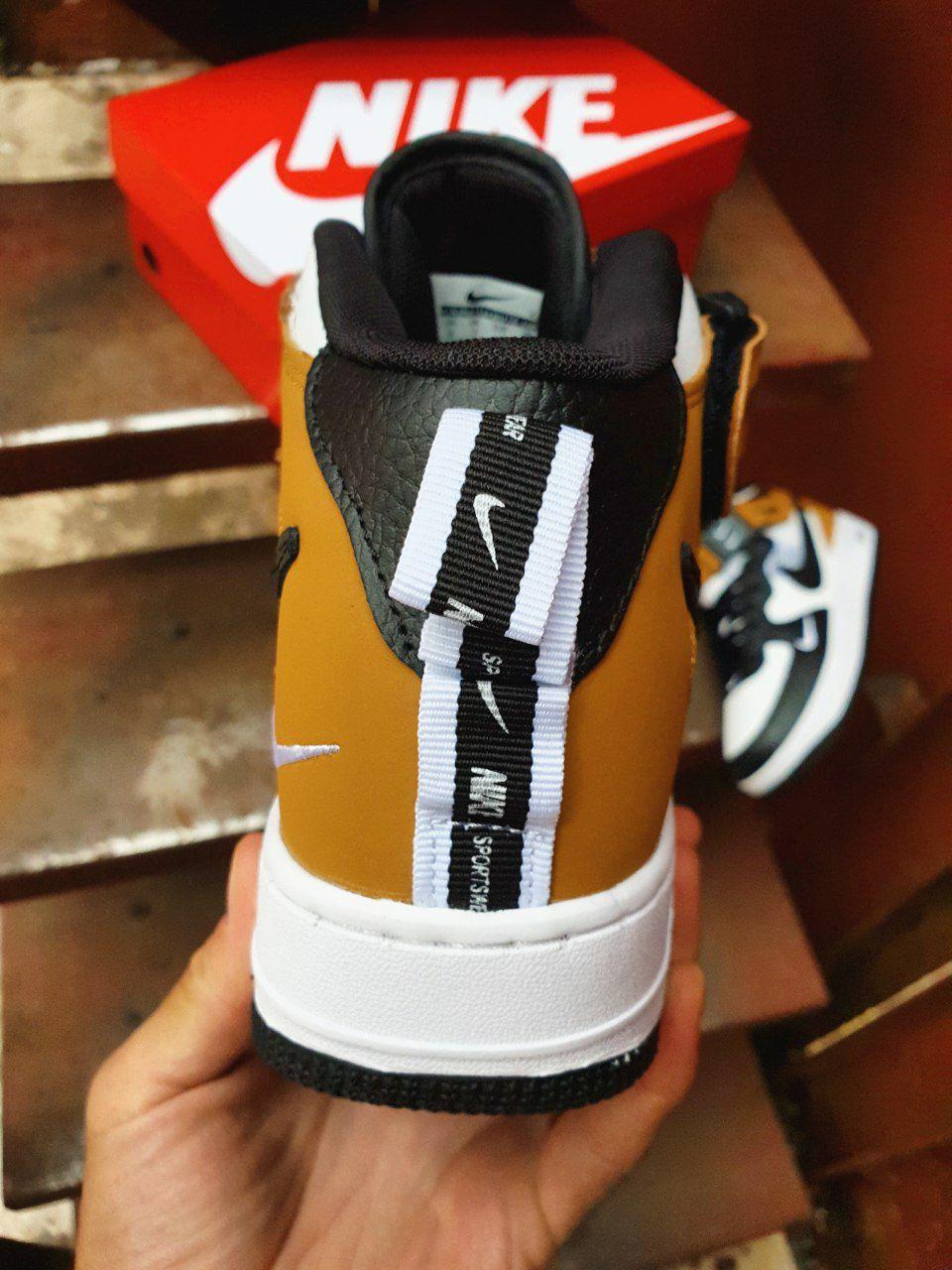 Nike Air force1 Mid lv8 utility Black Beige