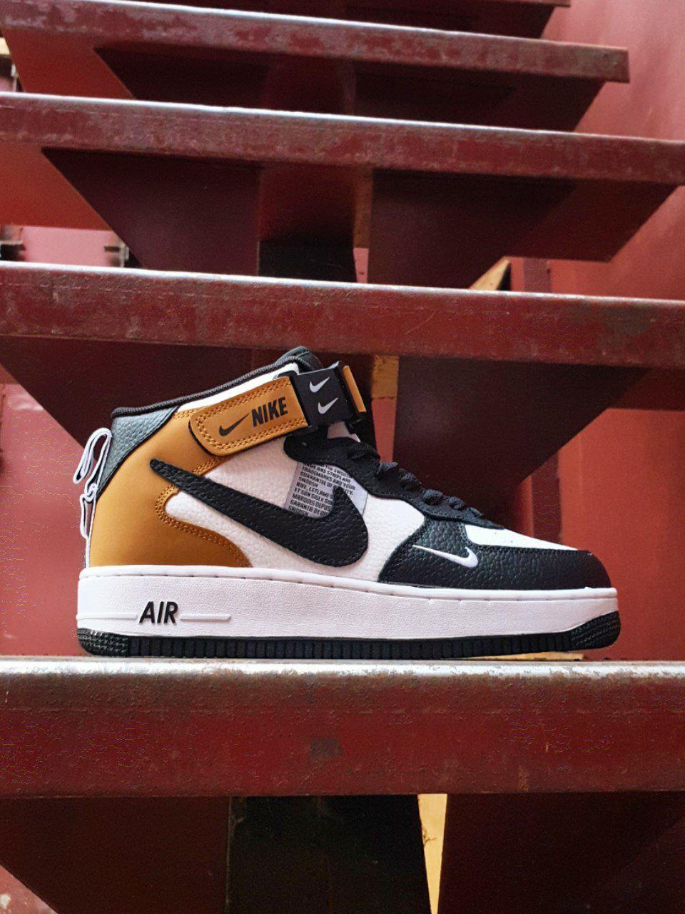 Nike Air force1 Mid lv8 utility Black Beige