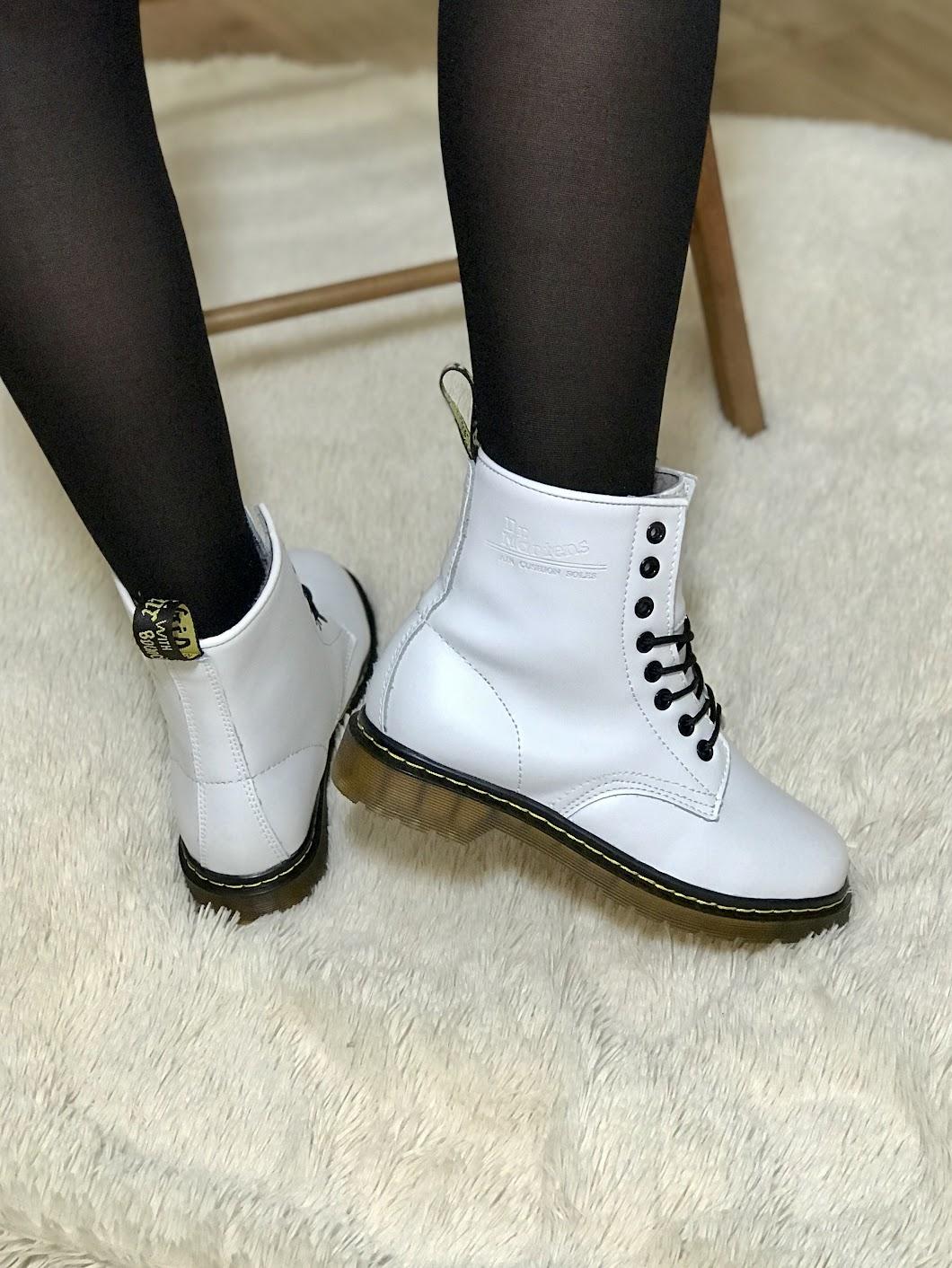 Dr. Martens 1460 White Leather White