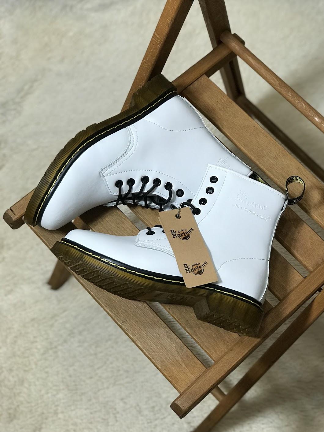 Dr. Martens 1460 White Leather White
