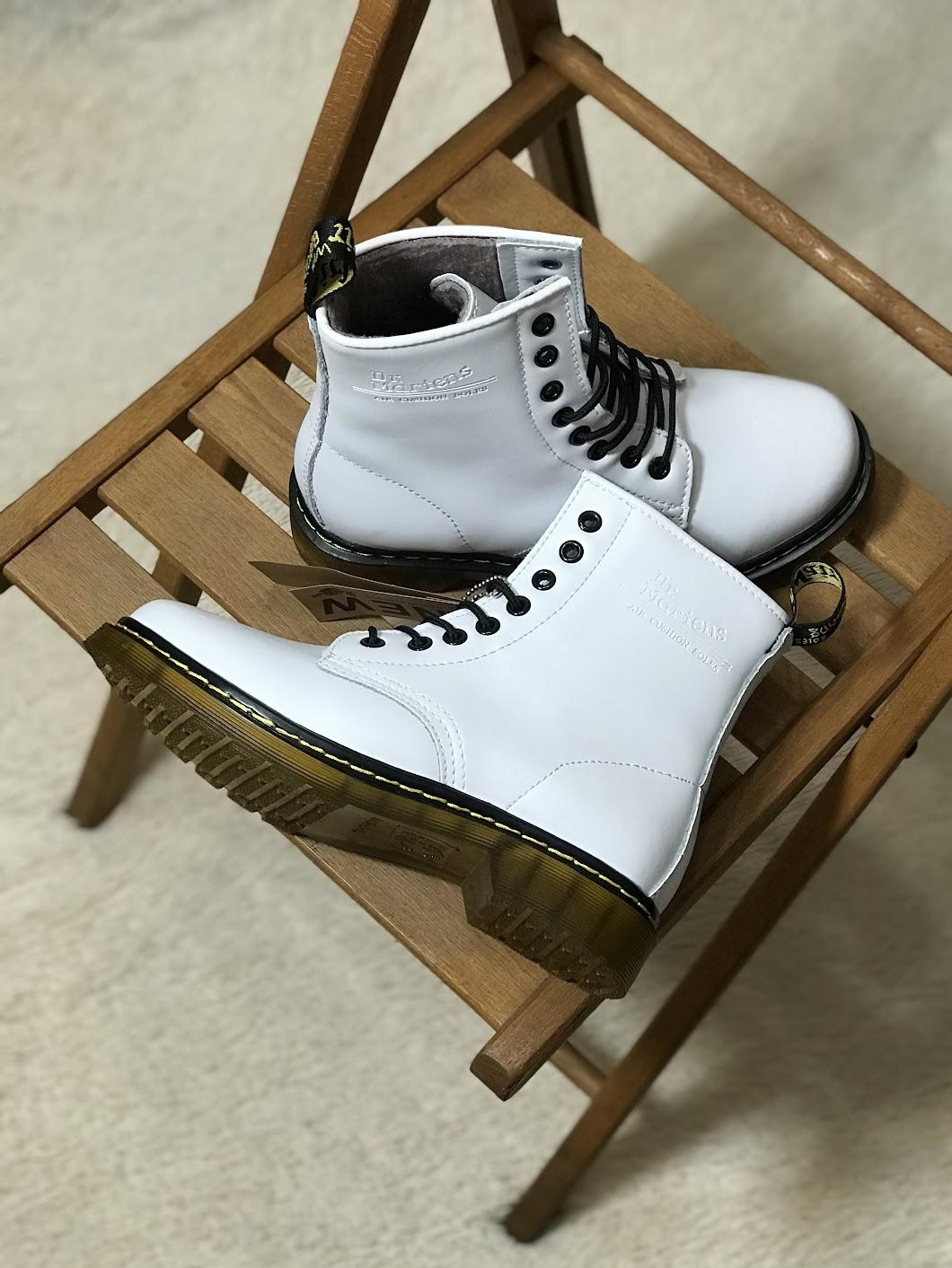 Dr. Martens 1460 White Leather White