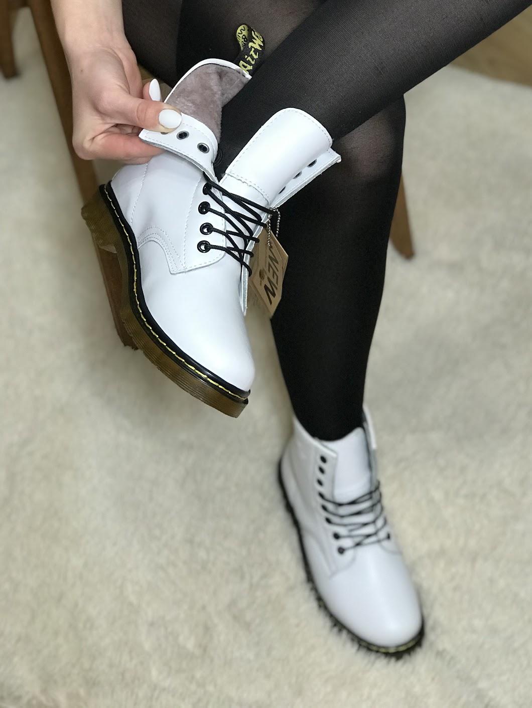 Dr. Martens 1460 White Leather White
