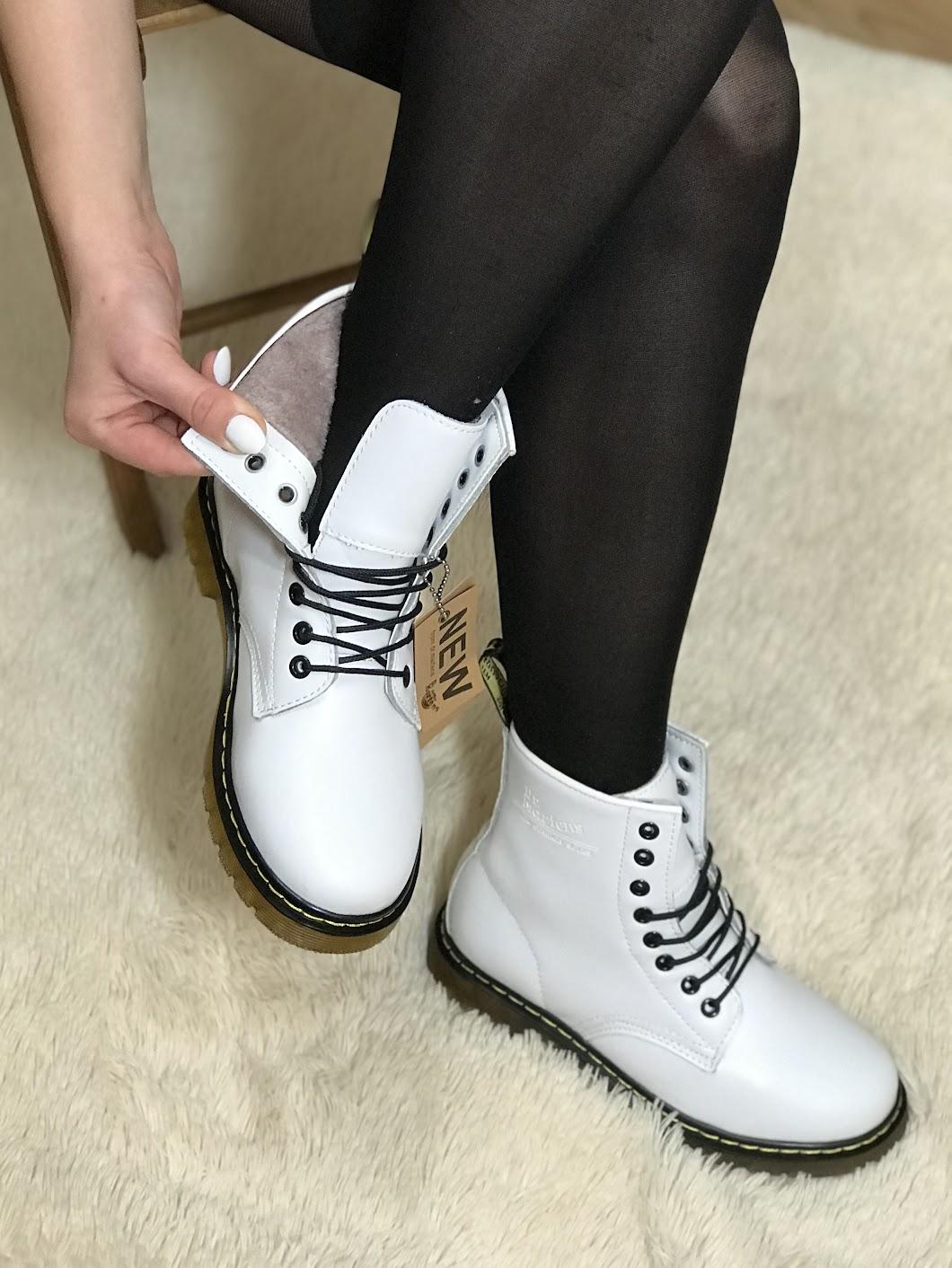 Dr. Martens 1460 White Leather White