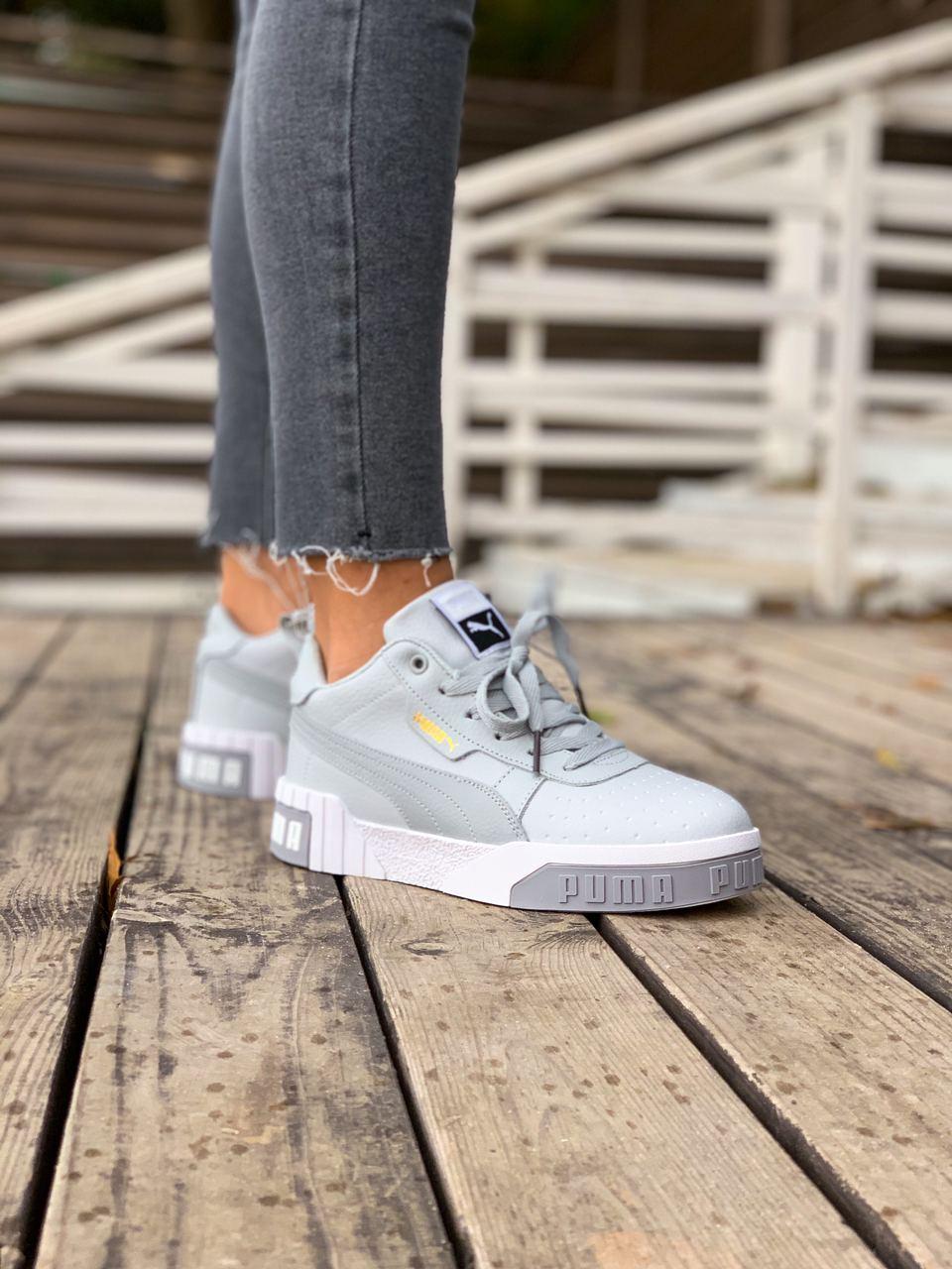 Puma Cali Grey White FUR