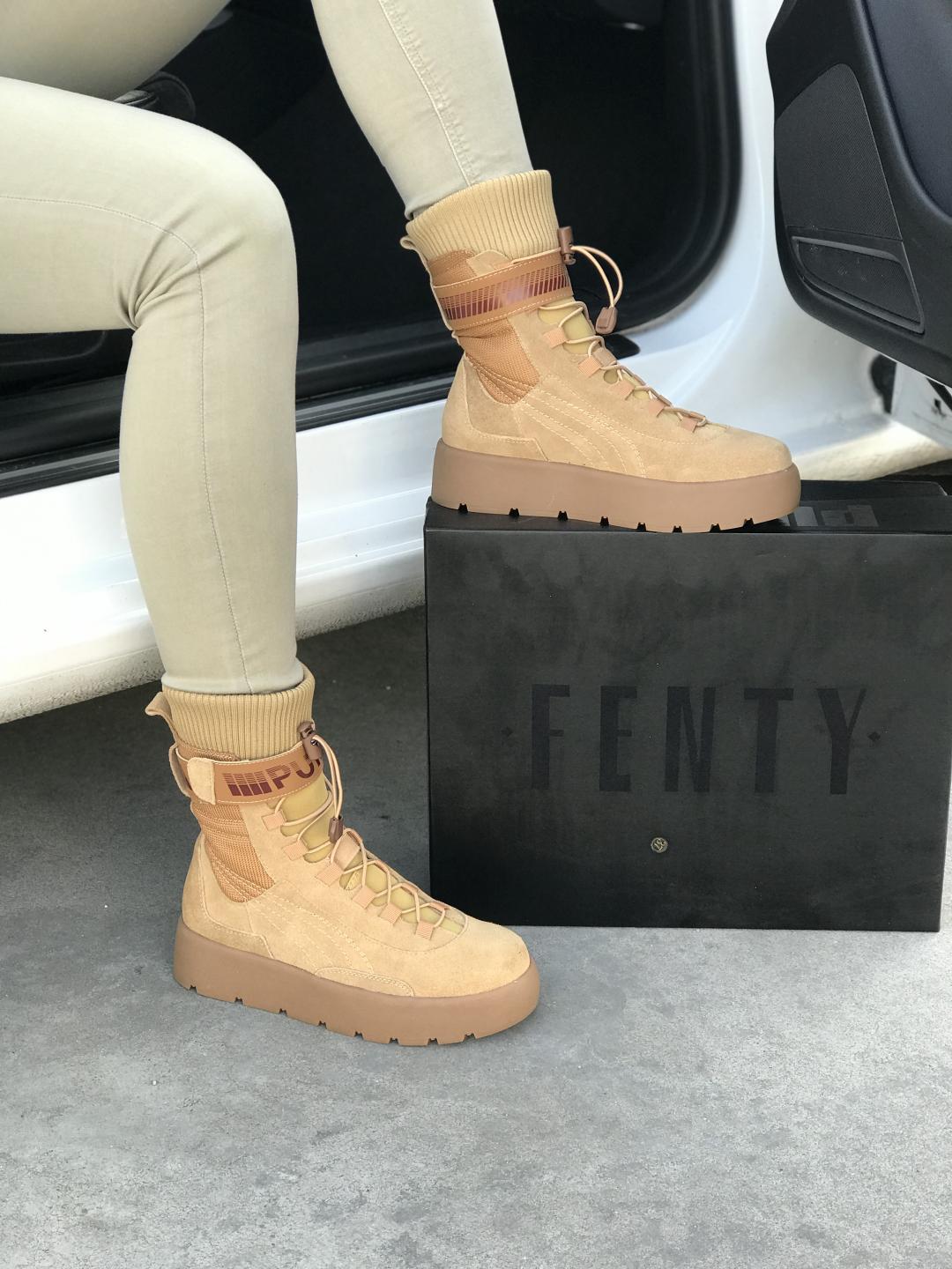 Puma x Fenty Scuba Boot Brown